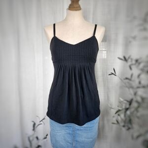 Lululemon Black Baby Doll Workout Dance Yoga Tank Size 2